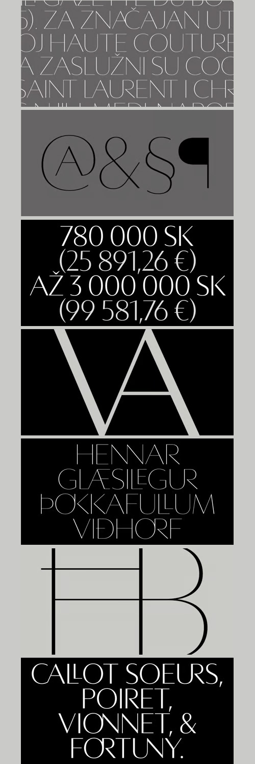 Averes Title Roman Font Family 3xOTF