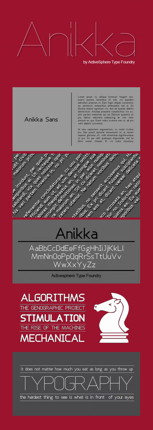 Anikka Sans Font Family 16xOTF