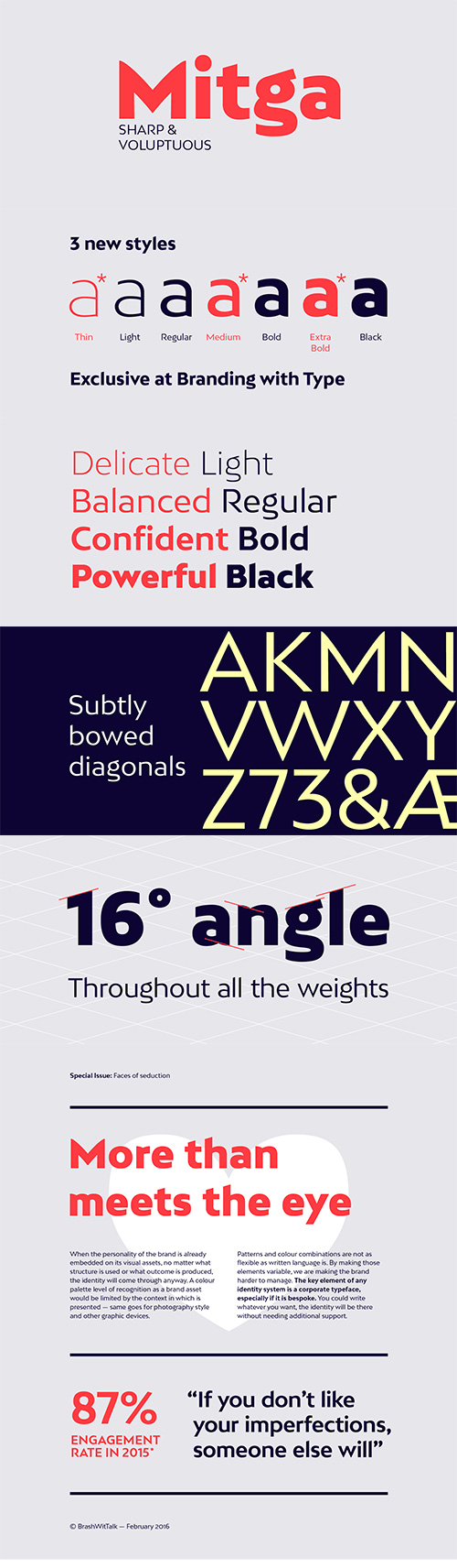 Bw Mitga Font Family 7xOTF