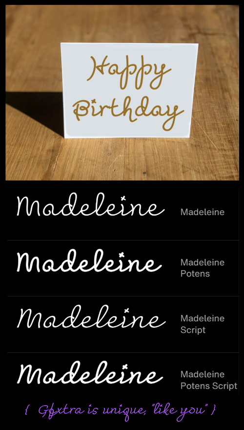 Madeleine™ by Insigne 4 Fonts $29