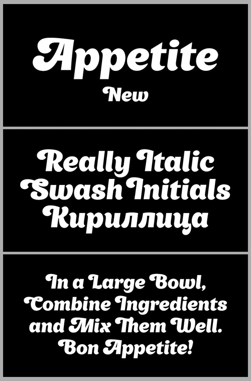 Appetite New Font OTF