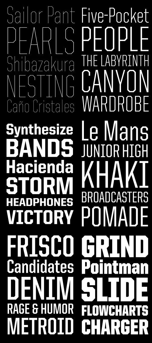 United Sans Typeface by Housefonts 35xOTF
