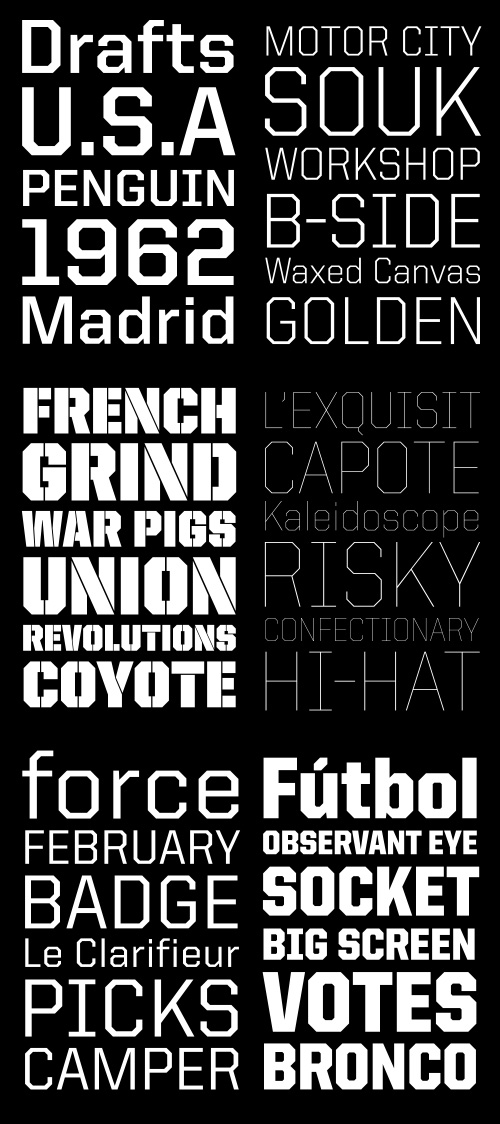 United Sans Typeface by Housefonts 35xOTF