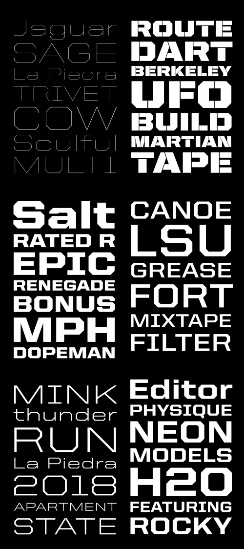 United Sans Typeface by Housefonts 35xOTF