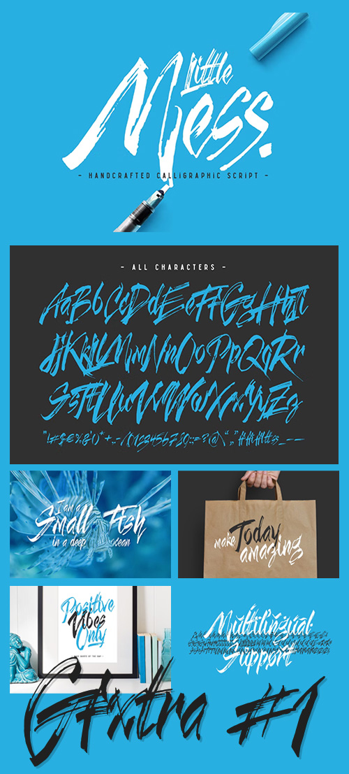 CM - Little Mess font OTF 1912007