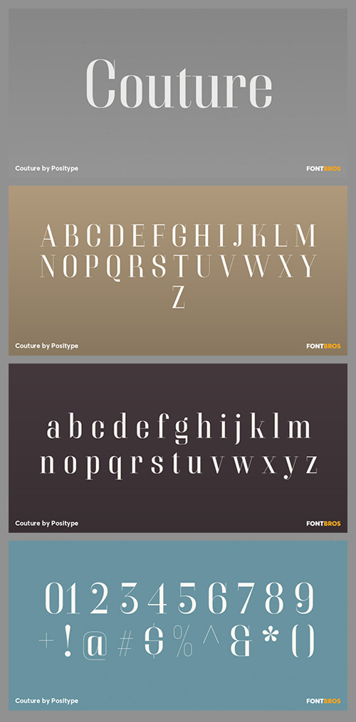Couture Font Family 20xOTF