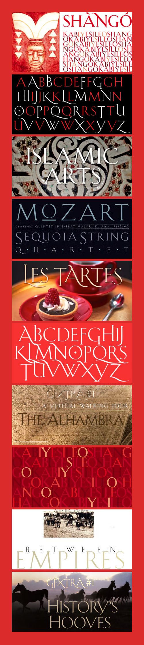 Shango Font Family 3xOTF