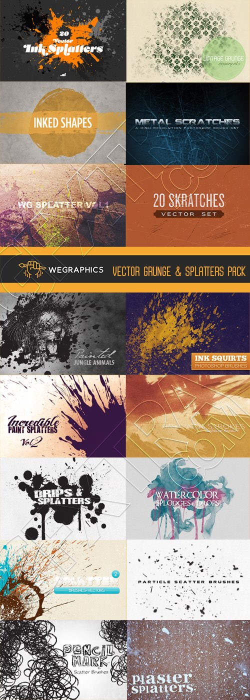 Vector Grunge & Splatters Pack