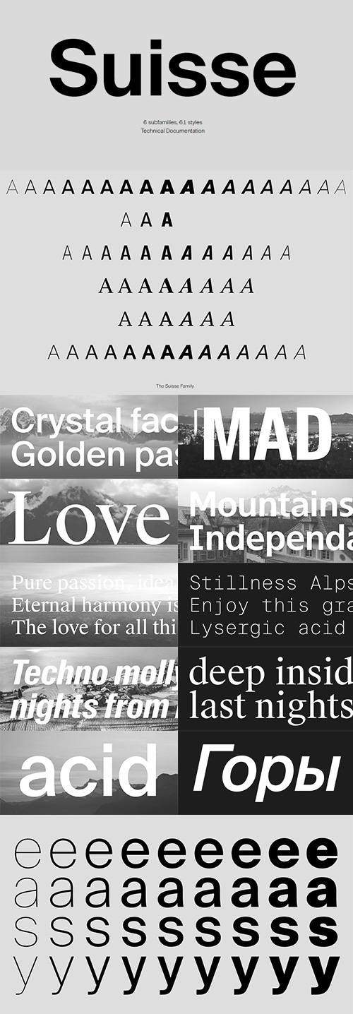 Suisse Full Family 71xOTF Suisse Full Family 71xOTF