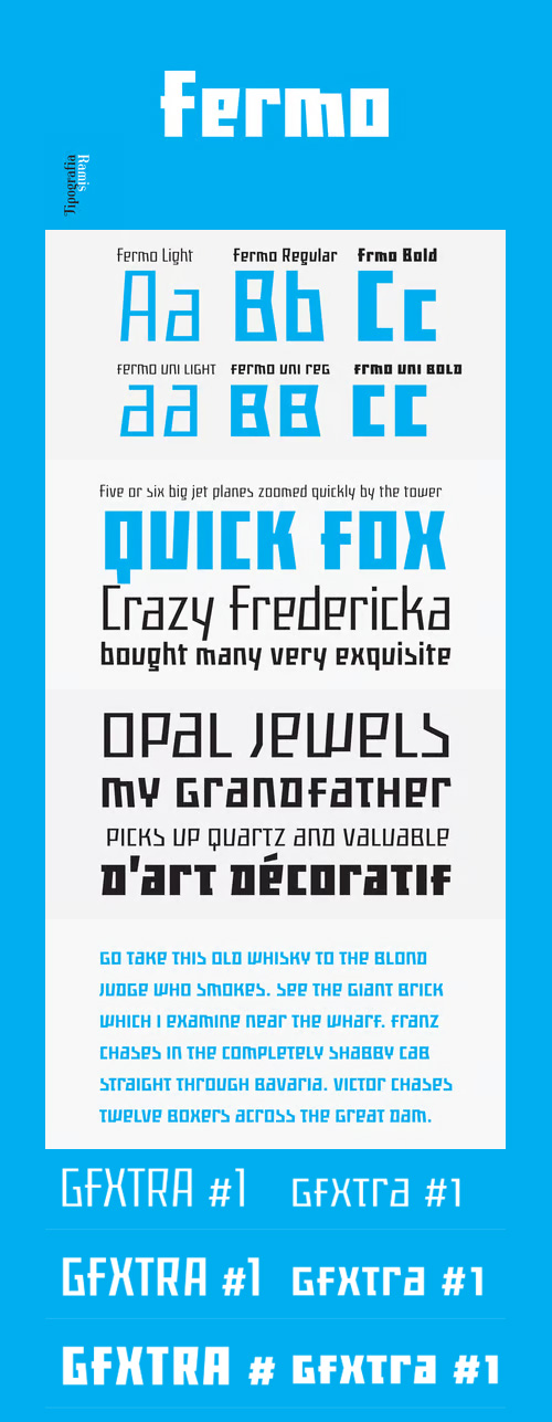Fermo TRF Font Family 6xOTF