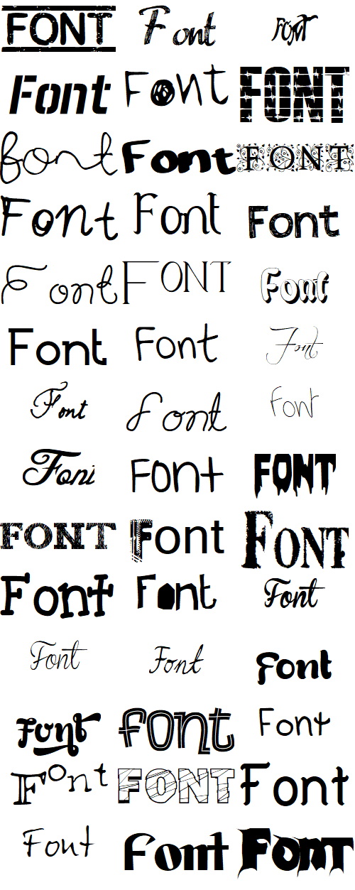Freestyle Decorated 633 Fonts Bundle 