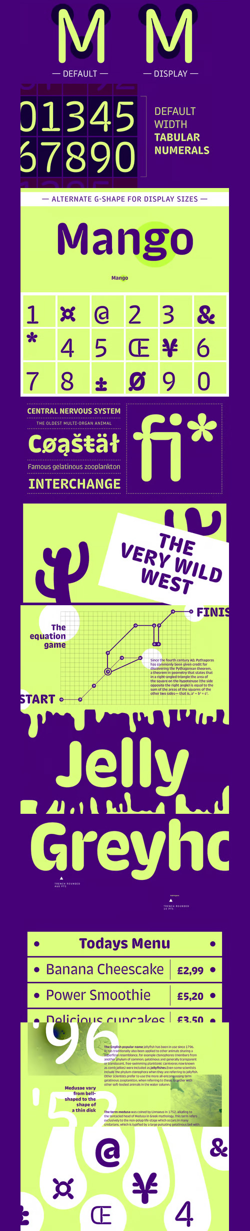 Trench Rounded Font Family 5xOTF