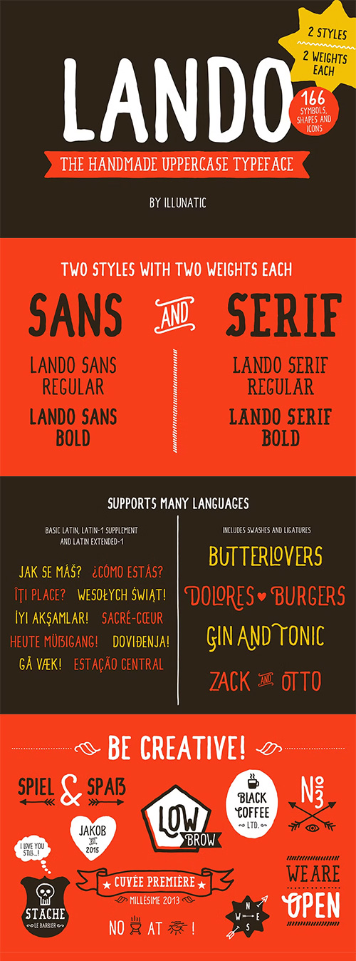 Lando Font Family 5xOTF 2046666 Lando Font Family 5xOTF 2046666