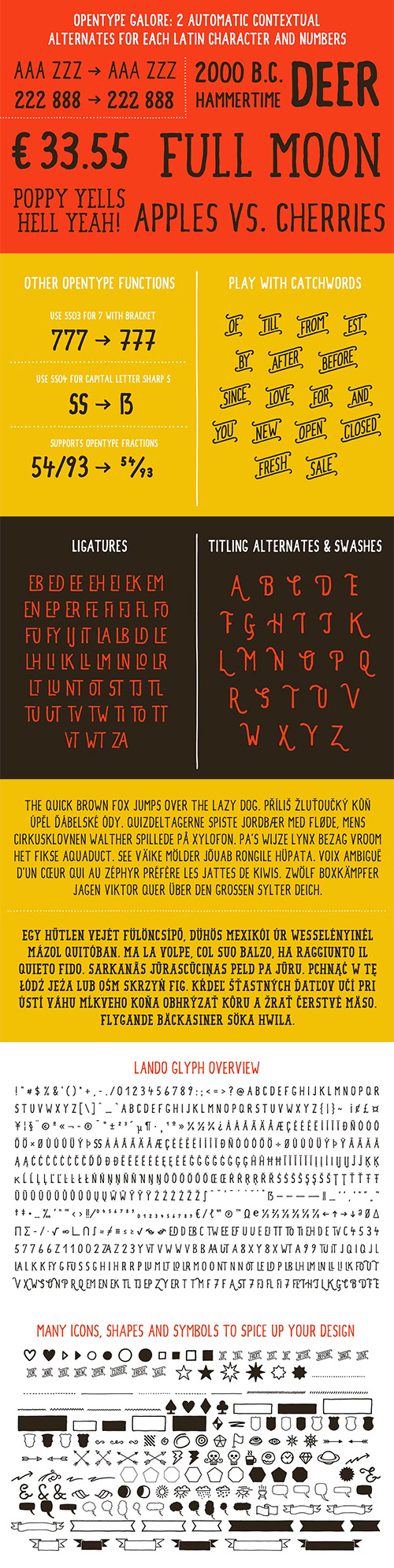 Lando Font Family 5xOTF 2046666