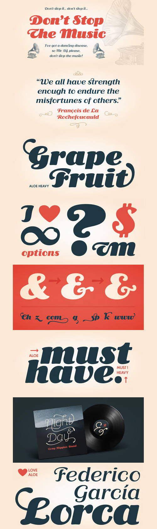Aloe - 1930's Display Font Family 18xOTF