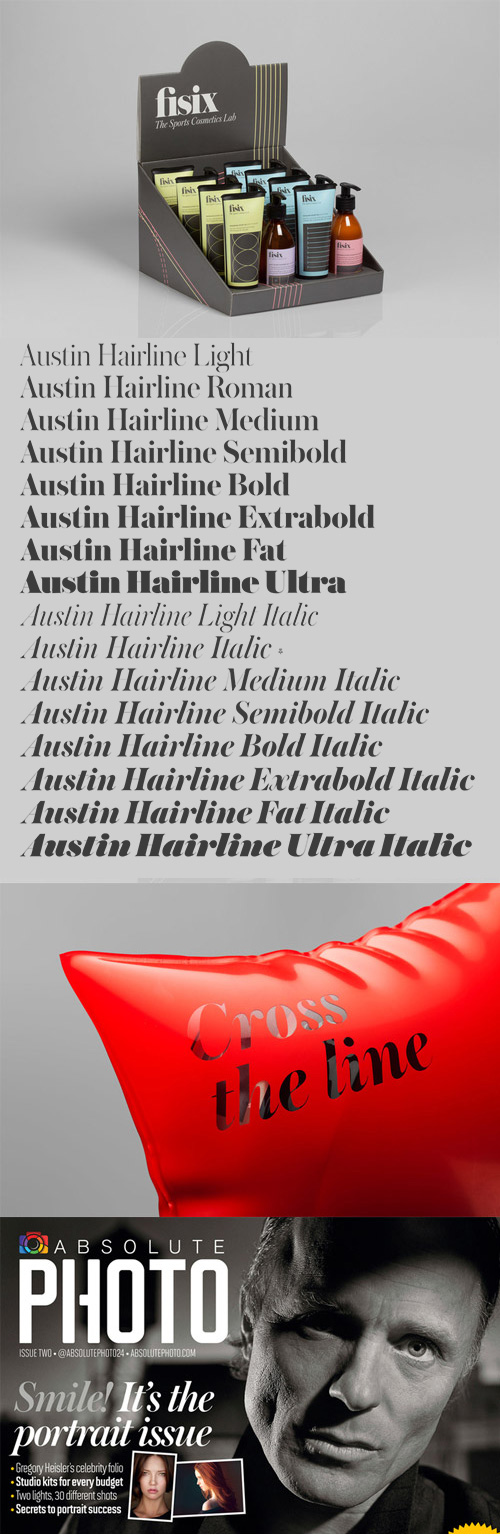 Austin Font Family 16xOTF
