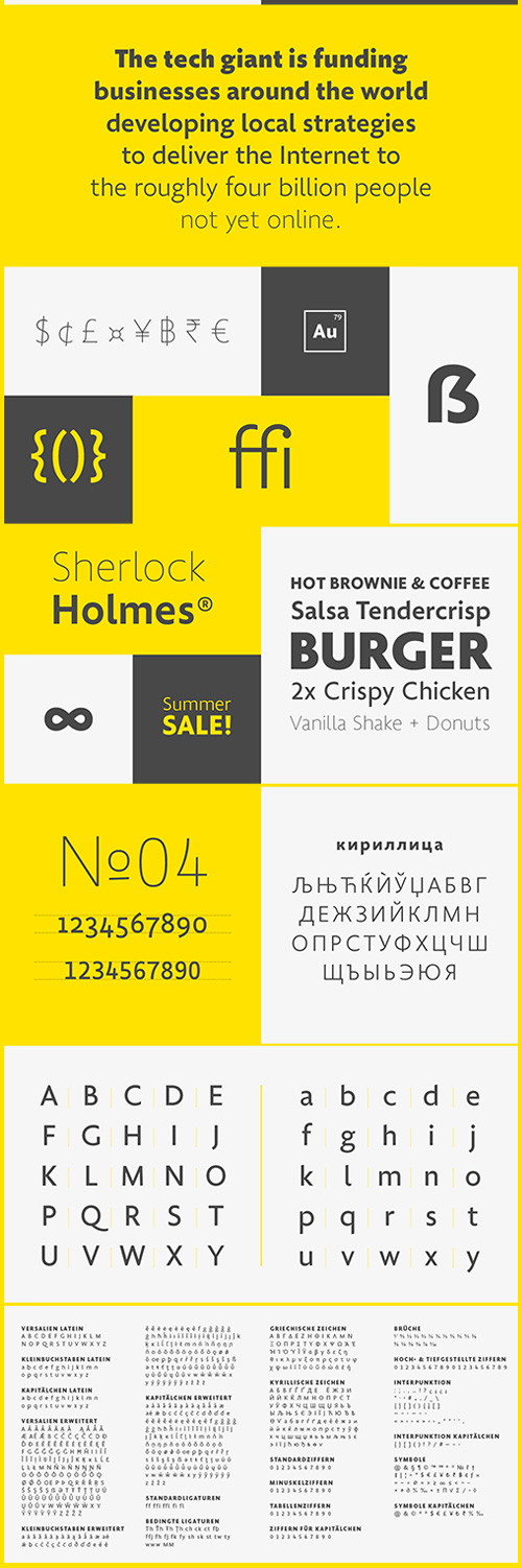 Golden Sans Font Family 7xOTF