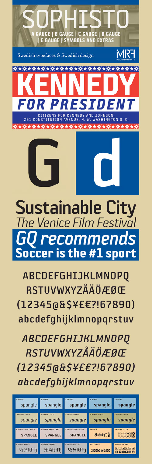 Sophisto - Swedish Typeface 38xOTF