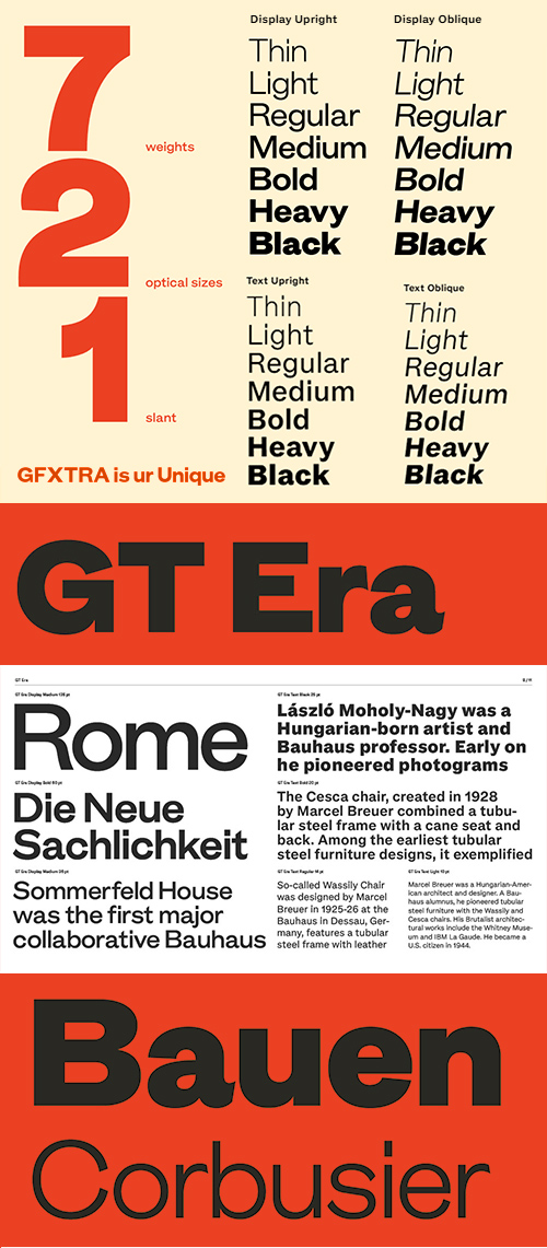 GT Era - 28 Styles Font Family NEW!