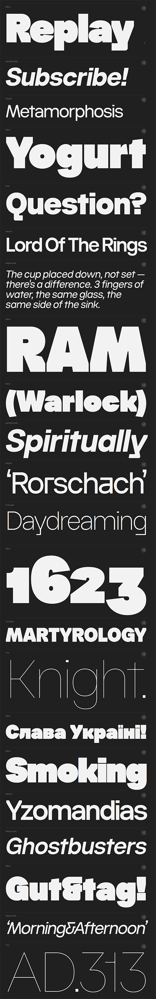 Rytual Super Family 54xOTF, 1xTTF Variable