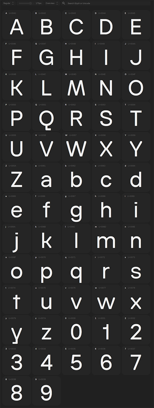 Rytual Super Family 54xOTF, 1xTTF Variable