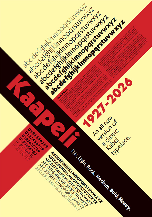 Kaapeli Font Family 6xOTF Kaapeli Font Family 6xOTF