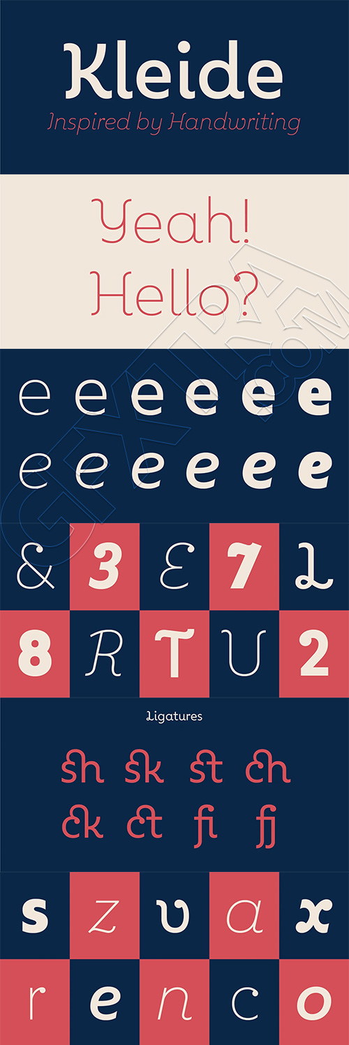 Kleide Font Family 12xOTF