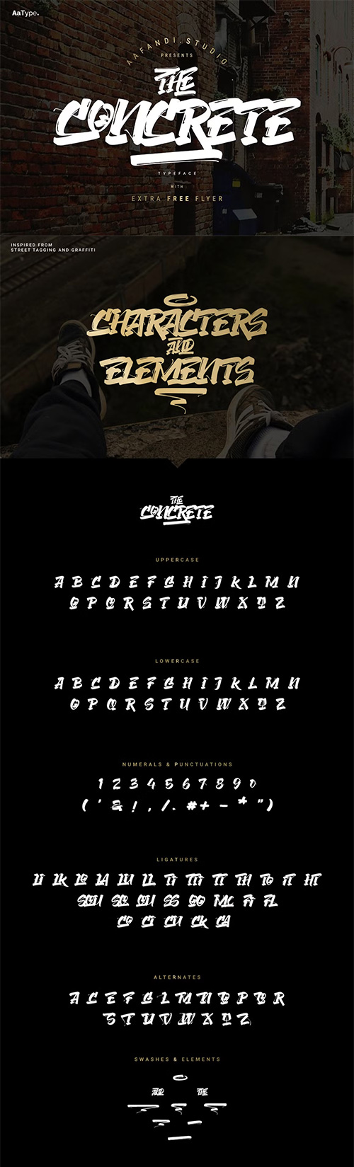 The Concrete Graffiti Font 587742