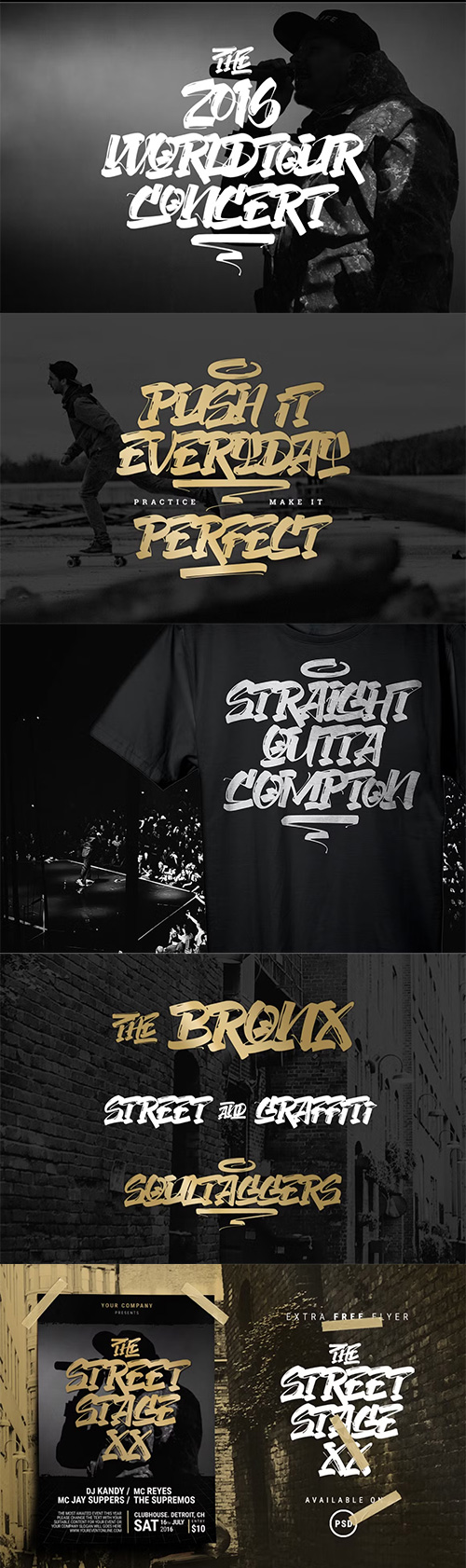 The Concrete Graffiti Font 587742