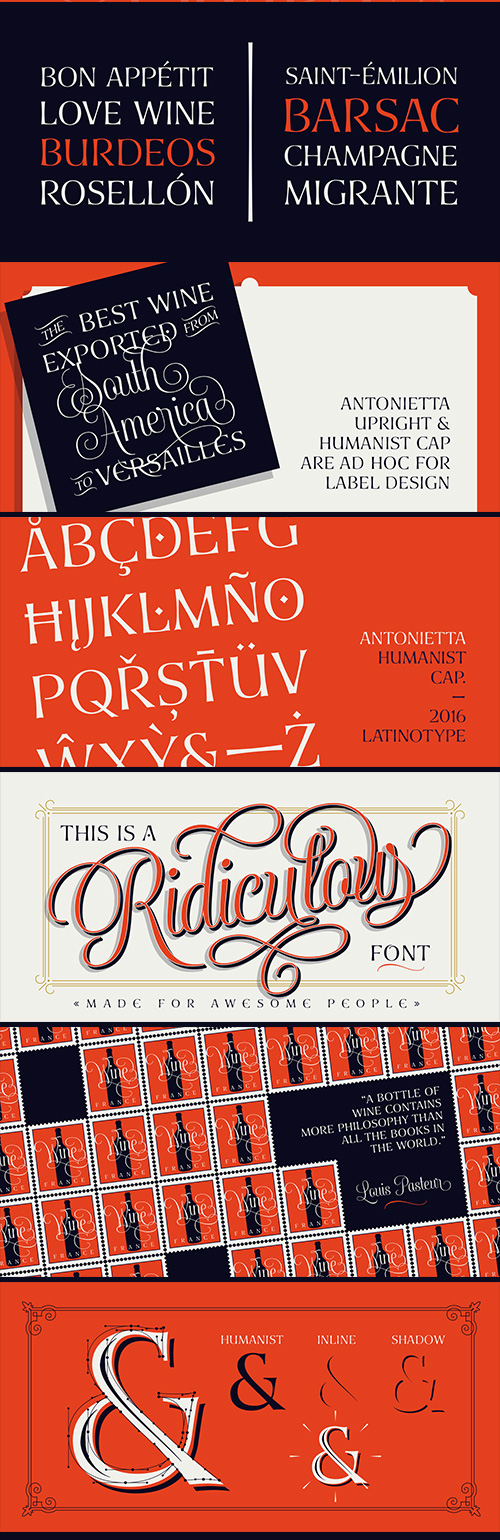 Antonietta Font Family 7xOTF Antonietta Font Family 7xOTF