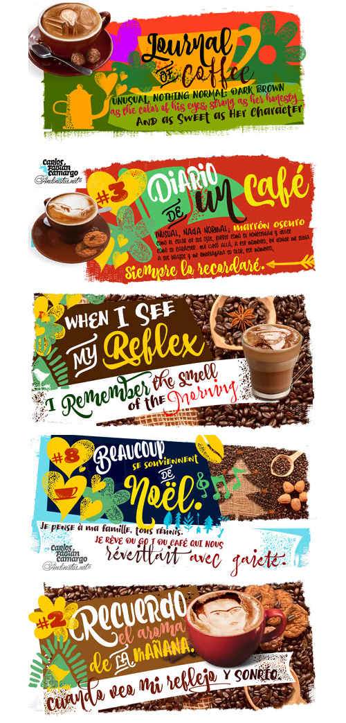 CoffeeBreak - Gestural Strokes for Calligraphy 7xOTF