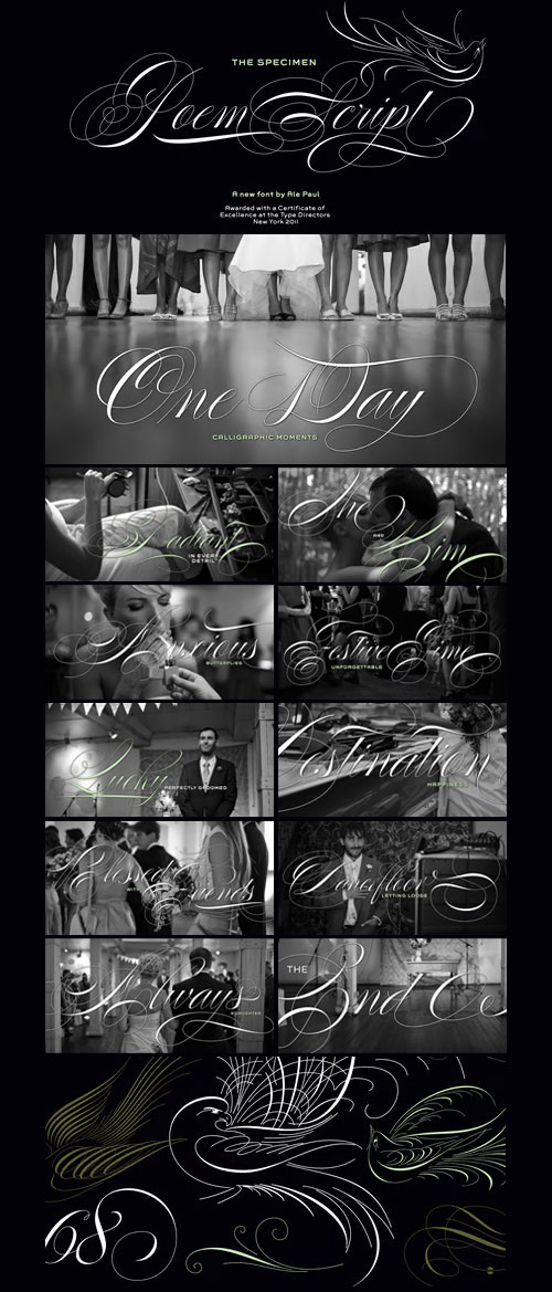 Poem Script Pro OTF Poem Script Pro OTF