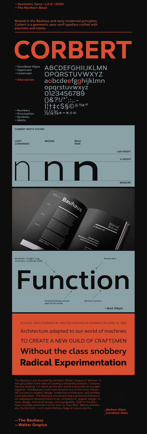 Corbert Font Family 18xOTF