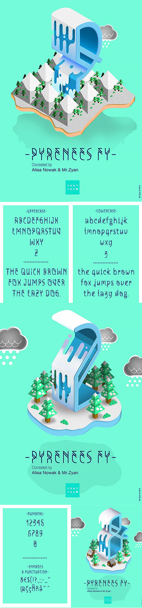 Pyrenees FY Font OTF Pyrenees FY Font OTF