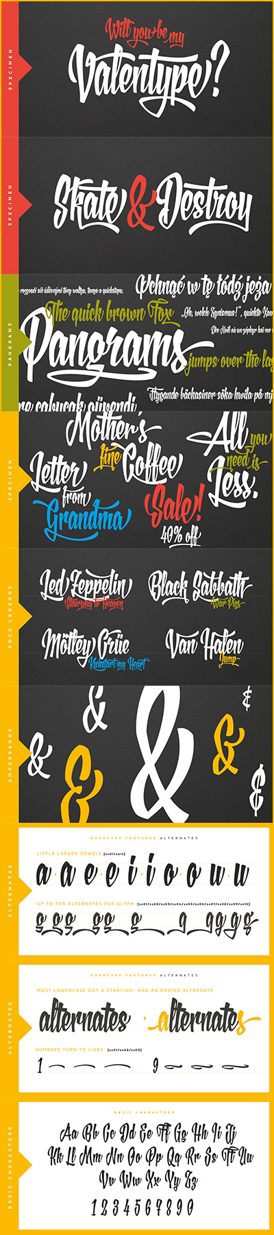 XXII YeahScript - Easily Create Cool Logos & Headlines OTF