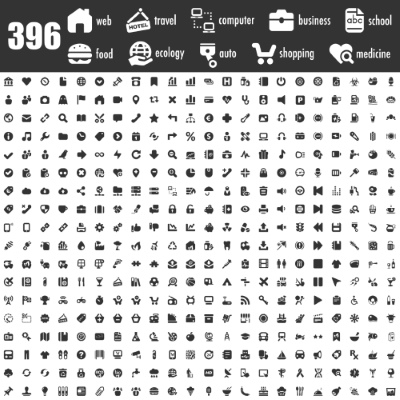 Black Icons 25xEPS
