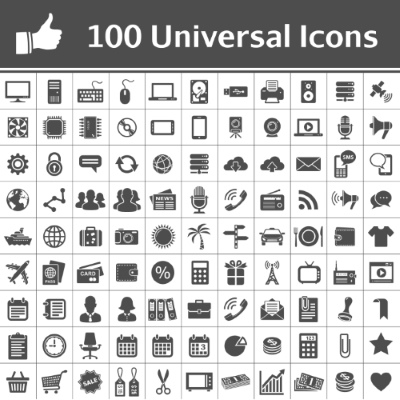 Black Icons 25xEPS