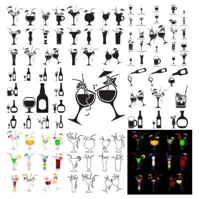 Black Icons #2, 25xEPS