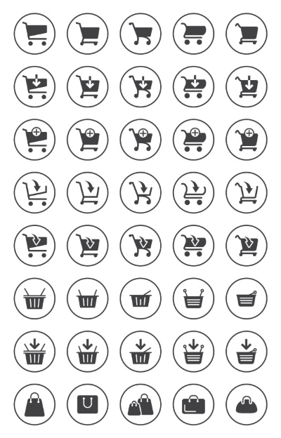 Black Icons #2, 25xEPS