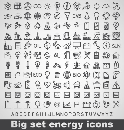 Black Icons #3, 25xEPS