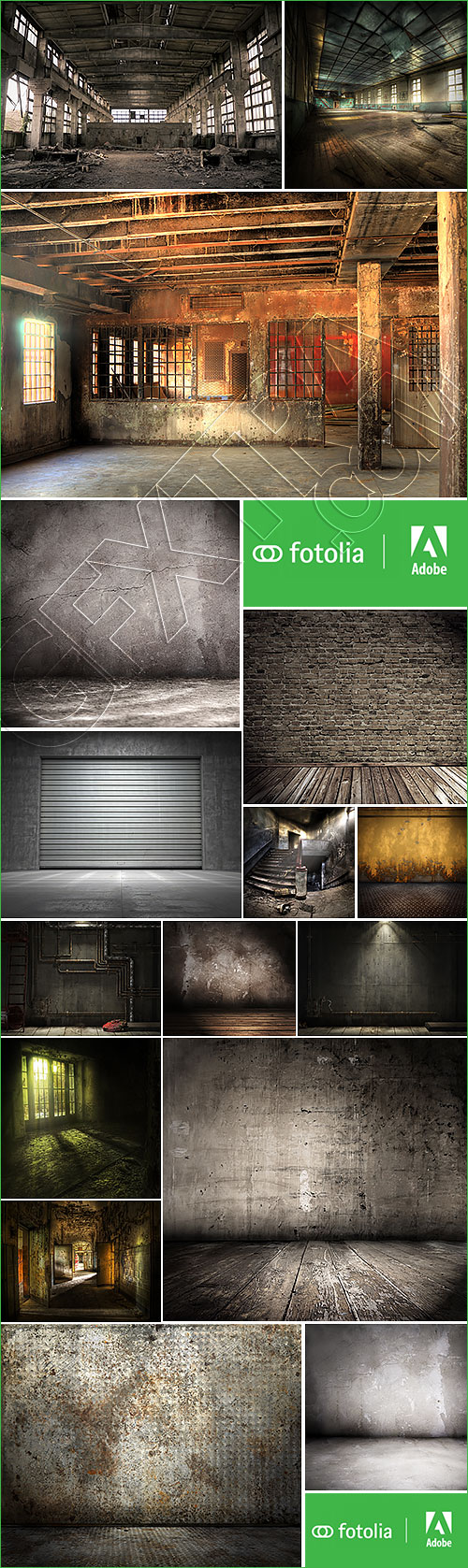 Abandoned Backgrounds 25xJPG