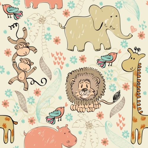 Baby Backgrounds Seamless Patterns 25xEPS