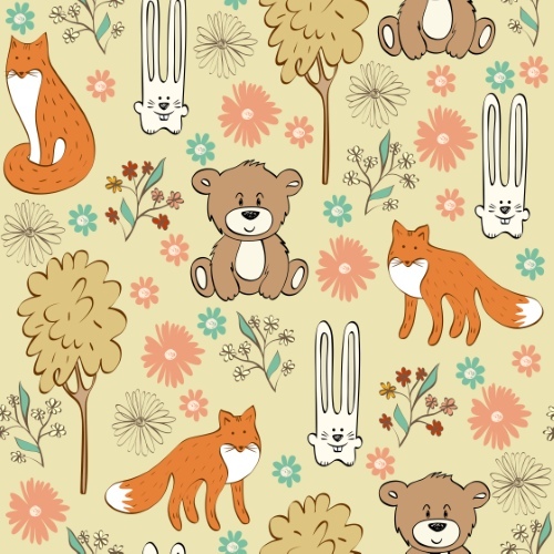 Baby Backgrounds Seamless Patterns 25xEPS