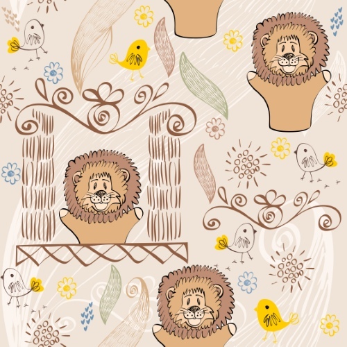 Baby Backgrounds Seamless Patterns 25xEPS