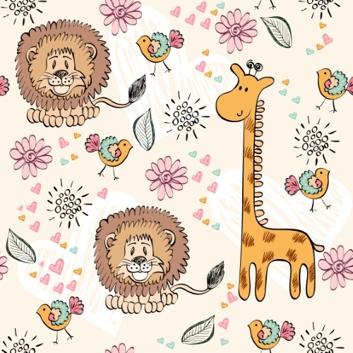 Baby Backgrounds Seamless Patterns 25xEPS