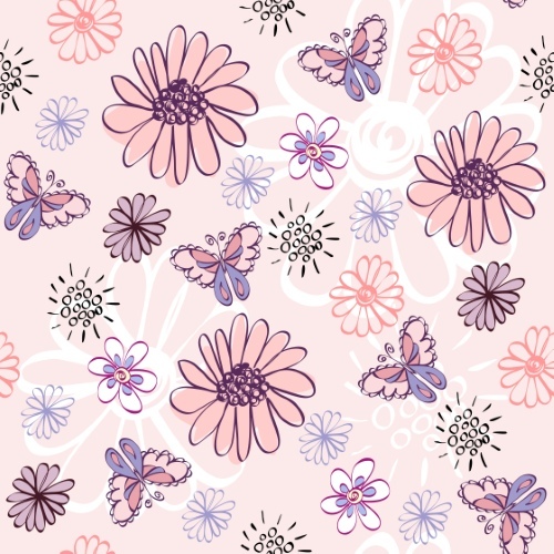 Baby Backgrounds Seamless Patterns 25xEPS