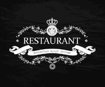 Luxury Logos for Restaurant 19xEPS