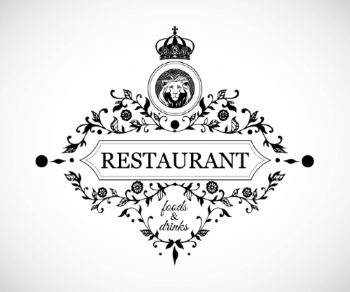 Luxury Logos for Restaurant 19xEPS