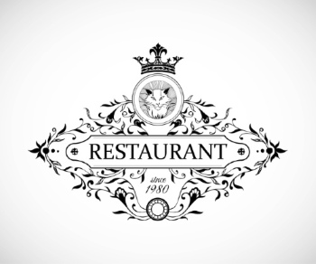 Luxury Logos for Restaurant 19xEPS