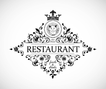 Luxury Logos for Restaurant 19xEPS